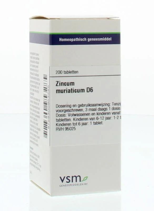 VSM Zincum muriaticum D6 200 Tabletten
