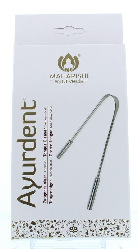 Maharishi Ayurv Tongschraper roestvrij staal 1.00 Stuks