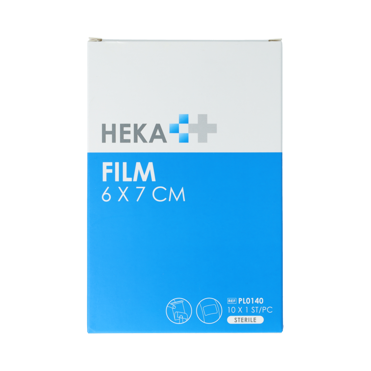 Hekafilm Wondfolie 6 x 7cm  10.00 Stuks