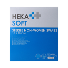Heka Soft Non-woven kompres 10 x 10cm 100.00 Stuks