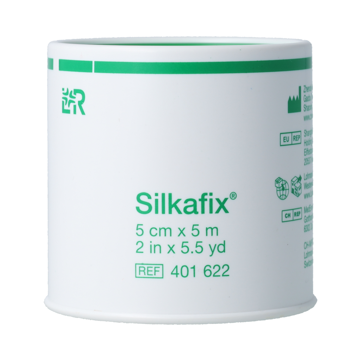 Silkafix Hechtpleister 5m x 5cm latexvrij 1.00 Stuks