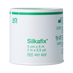 Silkafix Hechtpleister 5m x 5cm latexvrij 1.00 Stuks