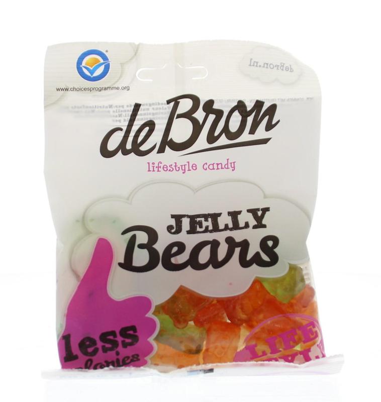 De Bron Gombeertjes/jelly bears suikervrij 90.00 Gram