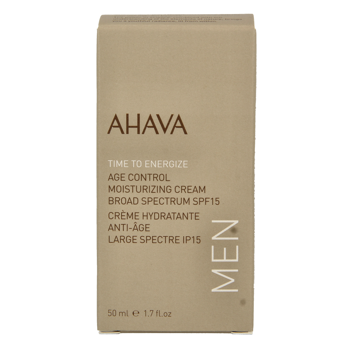 Ahava Men age control moisturizing gezichtcreme SPF15  50.00 Milliliter