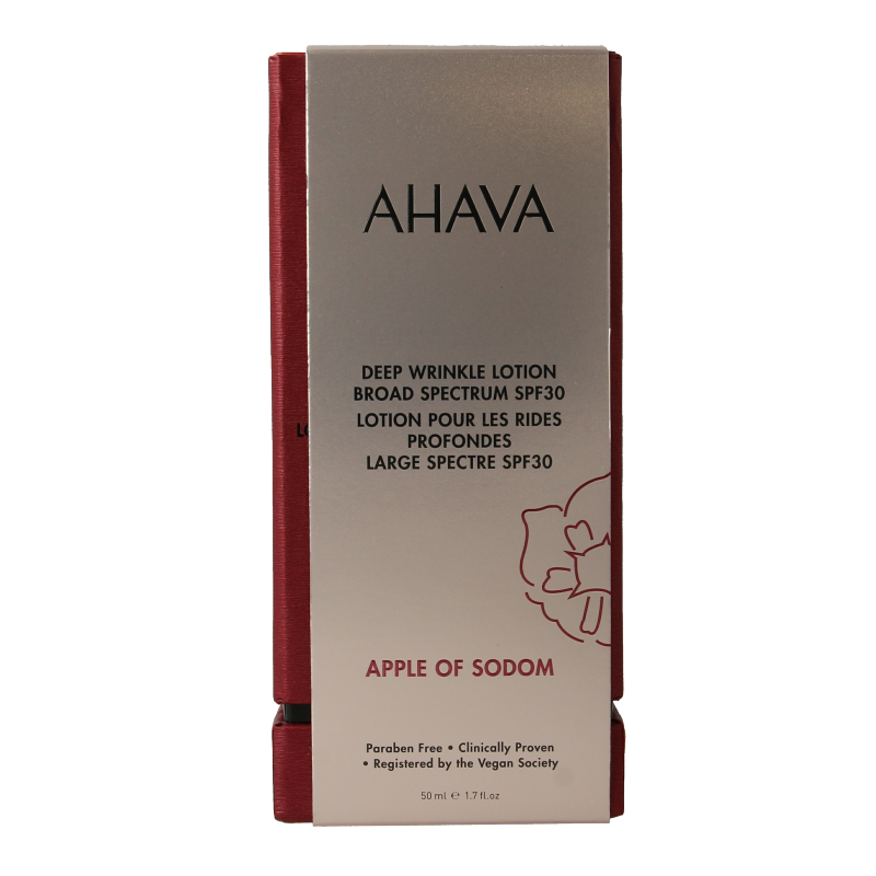 Ahava Deep wrinkle lotion SPF30 50 Milliliter
