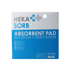 Hekasorb Absorberend verband 20x30 steriel  10.00 Stuks