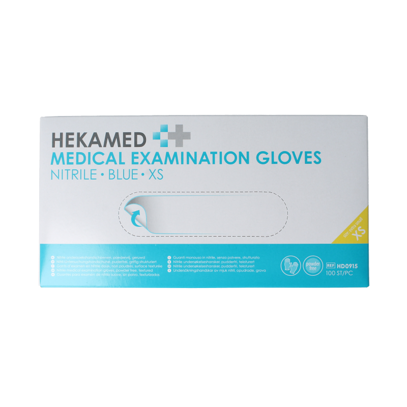 Hekamed Hekamed handschoen soft nitril XS 100 Stuks