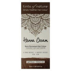Tints Of Nature Henna cream light brown semi permanent 70 Milliliter