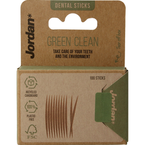 Jordan Green clean stuzzicadenti sottili 100 pezzi