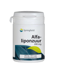 Springfield Alfa-liponzuur 200 mg 60 Vegetarische capsules