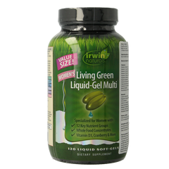 Irwin Naturals Living green liquid gel multi for women 120.00 Softgels