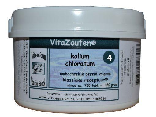 Vitazouten Kalium muriaticum/chloratum VitaZout nr. 04 720 Tabletten