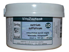 Vitazouten Natrium sulfuricum VitaZout nr. 10 720 Tabletten