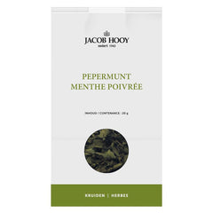 Jacob Hooy Pepermuntblad heel  20.00 Gram
