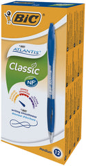 BIC Atlantis pennen blauw doos 12.00 Stuks