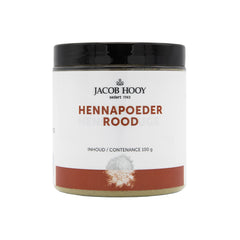 Jacob Hooy Hennapoeder rood potje 100.00 Gram
