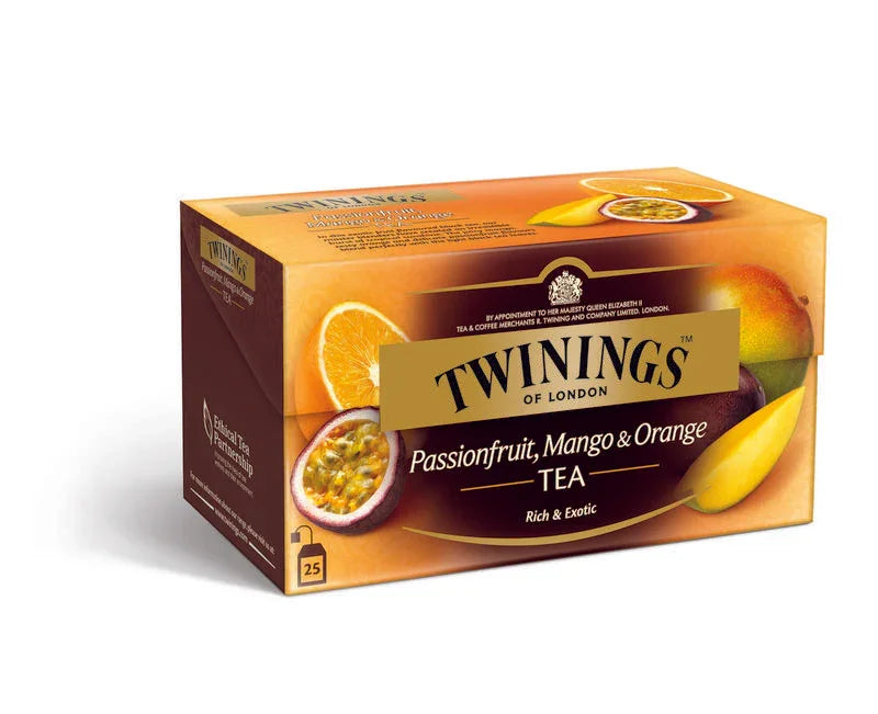 Twinings Passievrucht mango & orange aroma 25 Zakjes