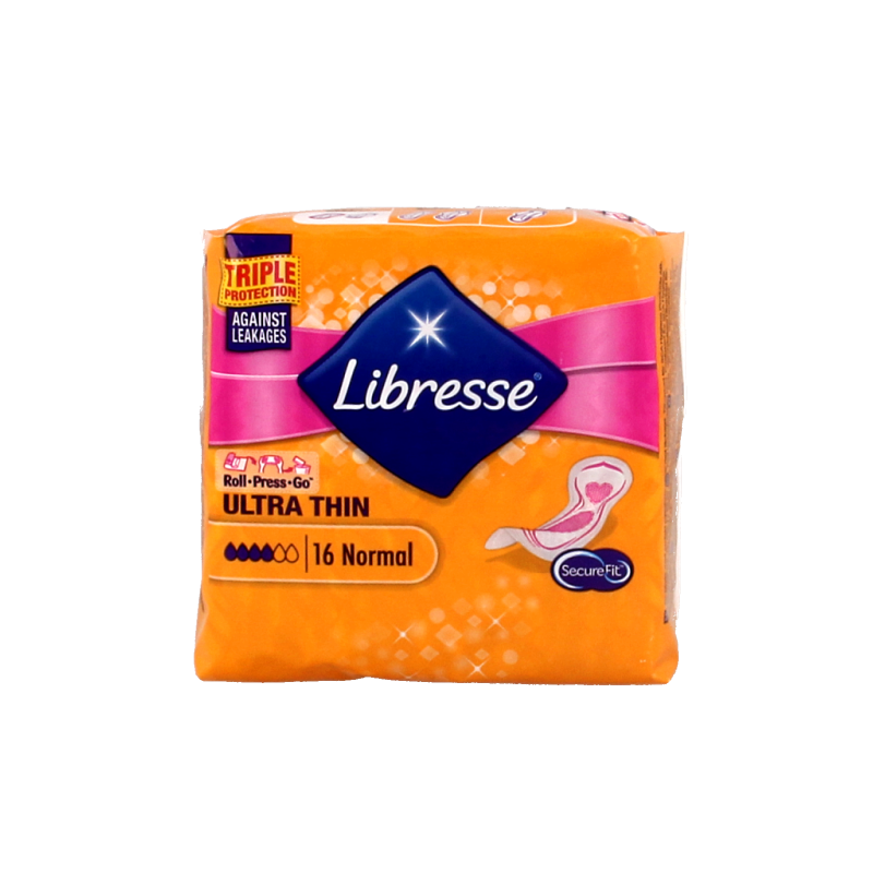 Libresse Ultra thin ultra triple protection 16 Stuks