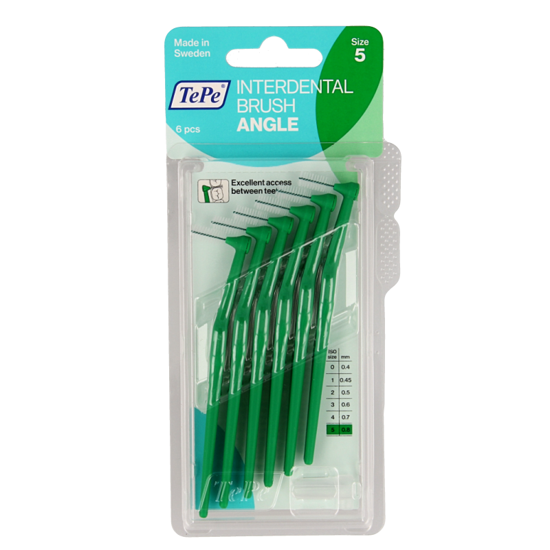 TePe Angle groen 0.8 mm maat 5 6 Stuks