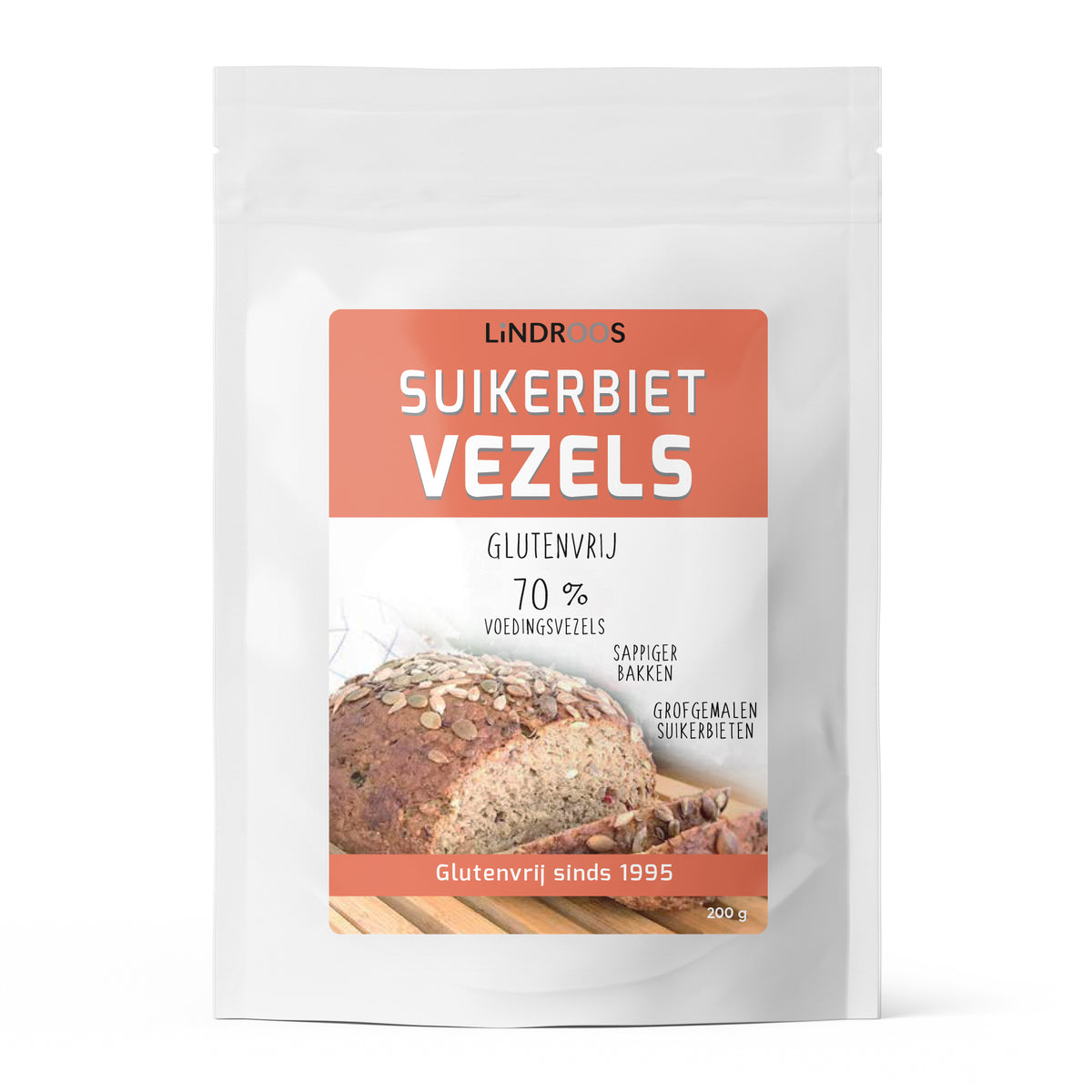 Lindroos Fibrex suikerbietenvezels glutenvrij 200 Gram