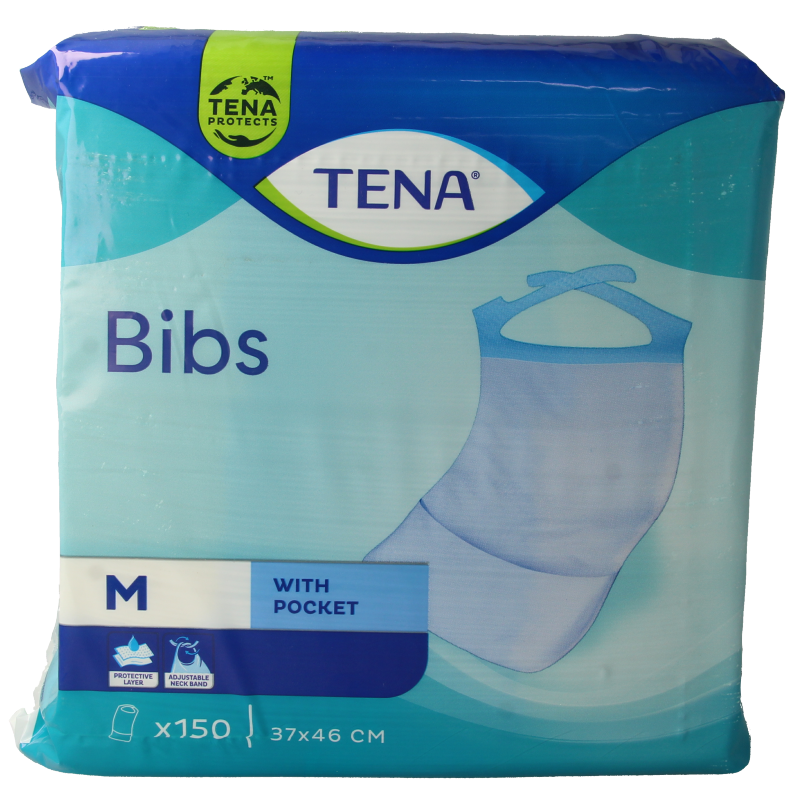 Tena Bibs 37 x 46cm 150 Stuks