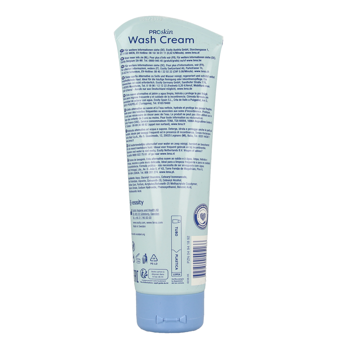 Tena Wash cream 250.00 Milliliter