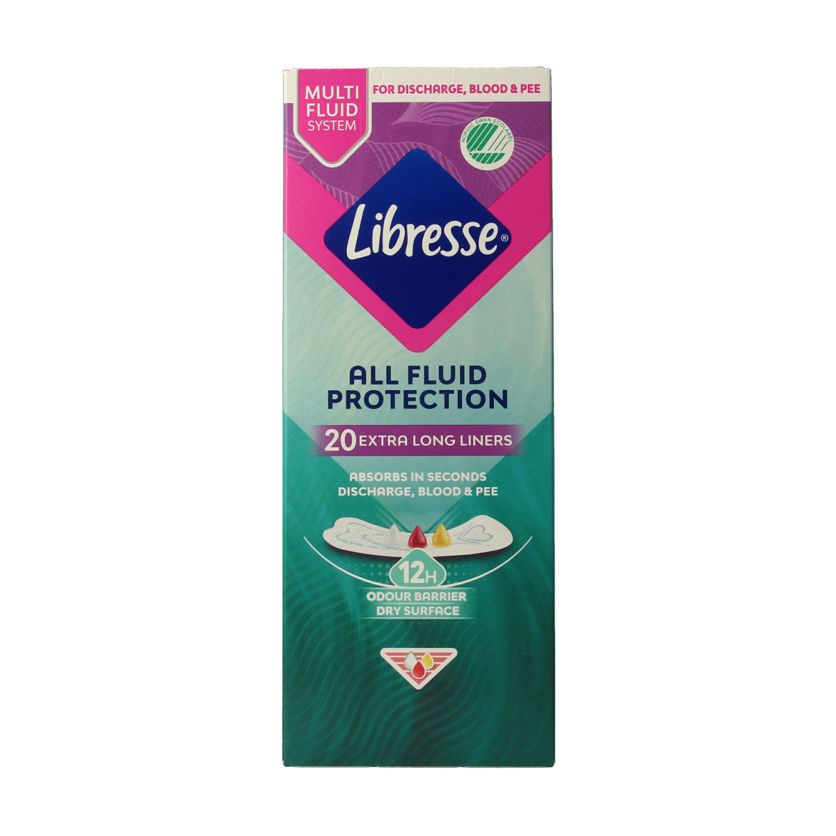 Libresse Inlegkruisjes extra protect XL 20.00 Stuks