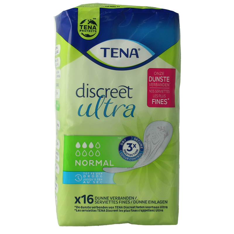 Tena Discreet ultra pads normal 16 Stuks