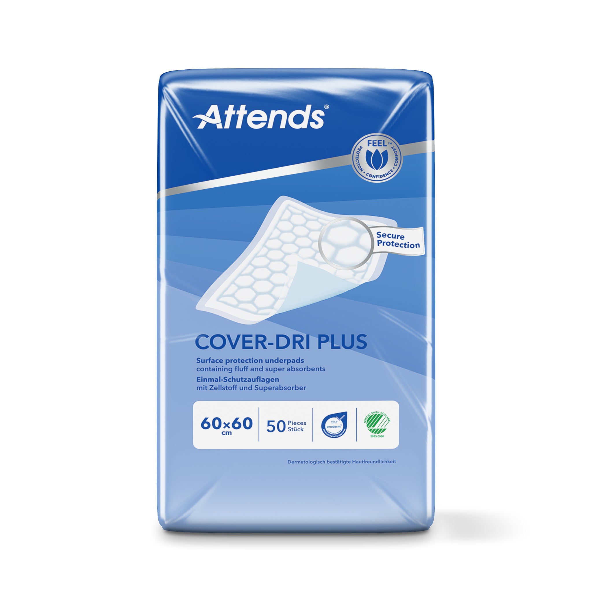 Attends Cover dri+ 60 x 60 50.00 Stuks
