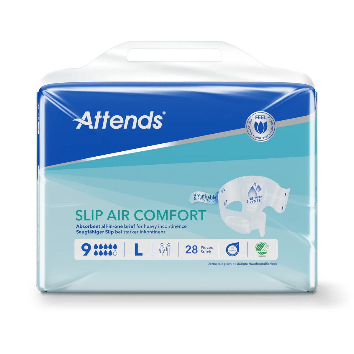 Attends Slip air comfort 9 large 28 Stuks