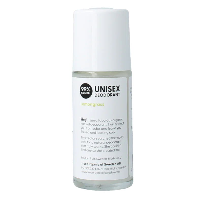 True Organic Undercover agent deodorant lemongrass 50 Milliliter