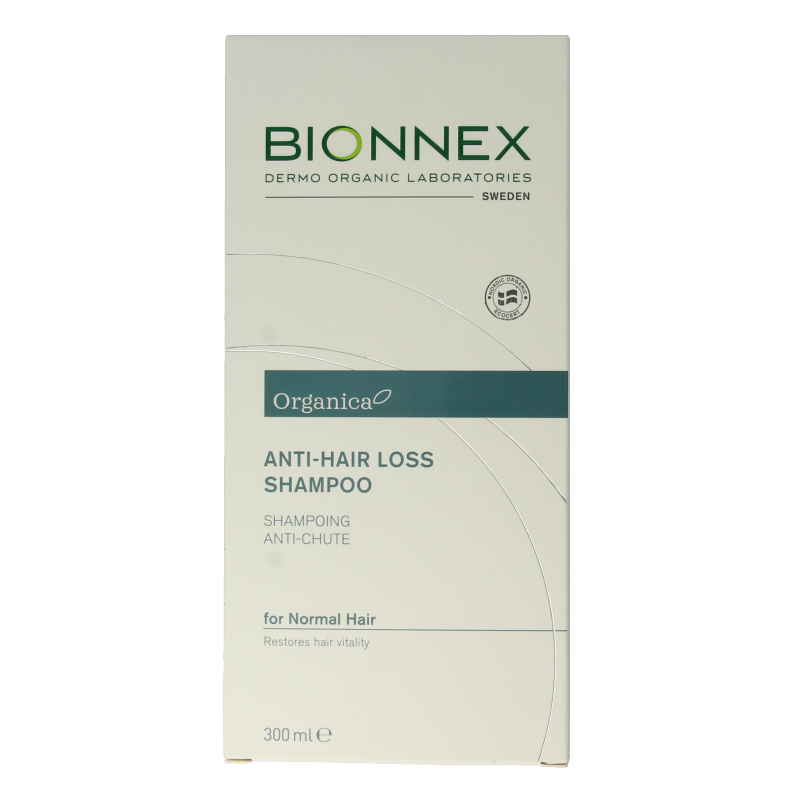 Bionnex Shampoo anti hair loss for normal hair 300 Milliliter
