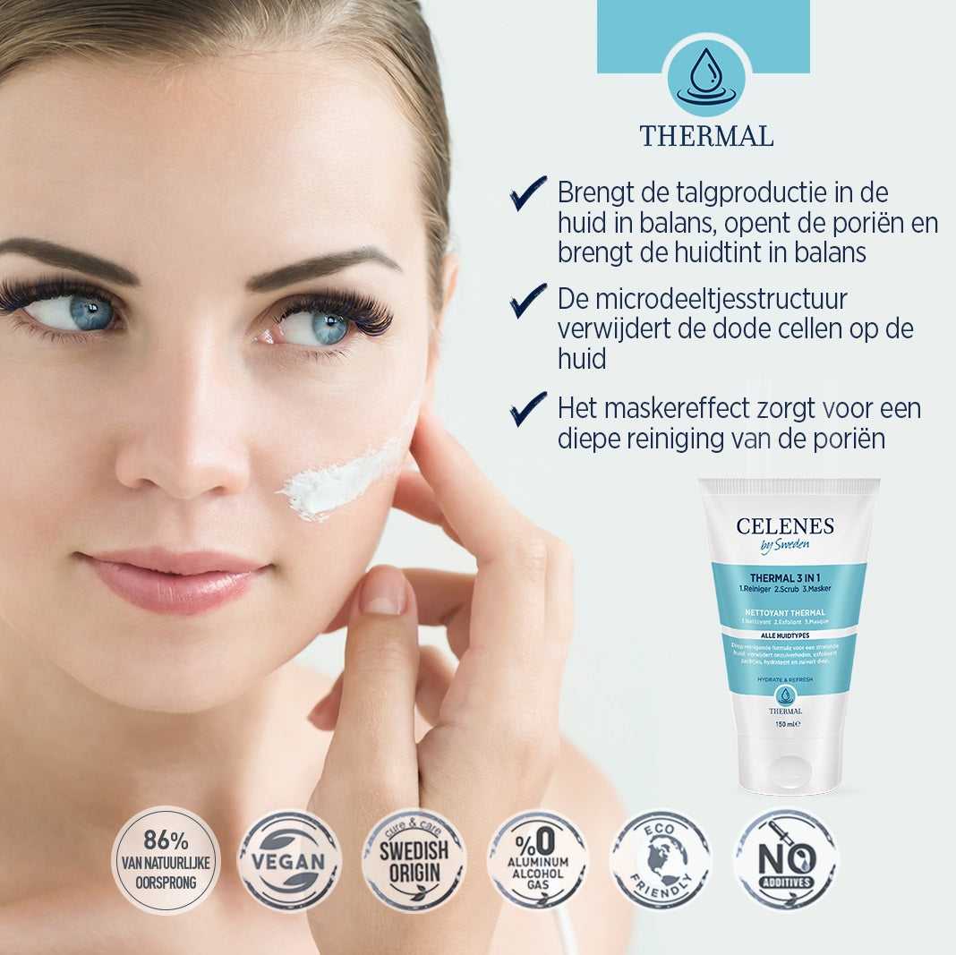Celenes Thermal 3 in 1 peeling mask 150 Milliliter