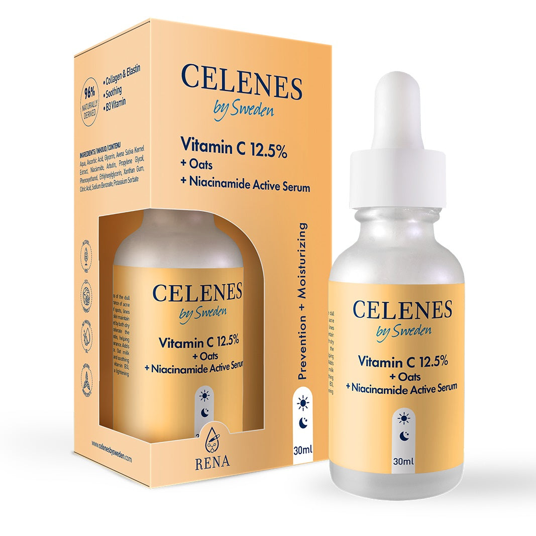 Celenes Active serum vitamin C 12,5% + oats + niacinamide 30.00 Milliliter