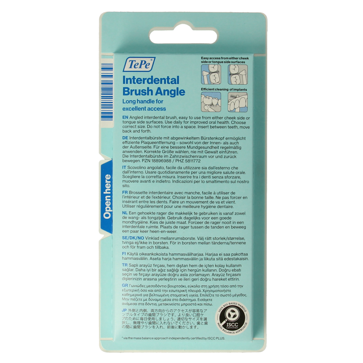 TePe Interdentale ragers original rood 0,5mm maat 2 6.00 Stuks