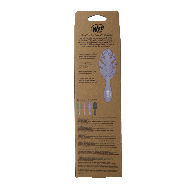 Wet Brush Go green detangler lavender 1 Stuks