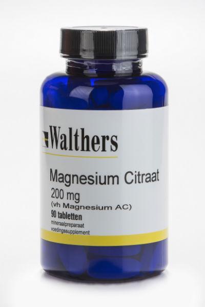 Walthers Magnesium citraat 200 mg 90 Tabletten