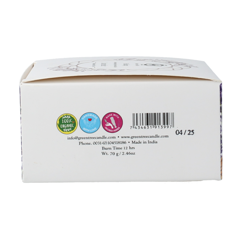 Bolsius Gemstone candle healing lavender 70 Gram