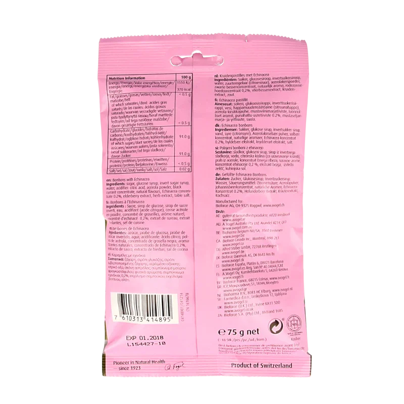 A Vogel Echina C kruidenbonbons 75 Gram