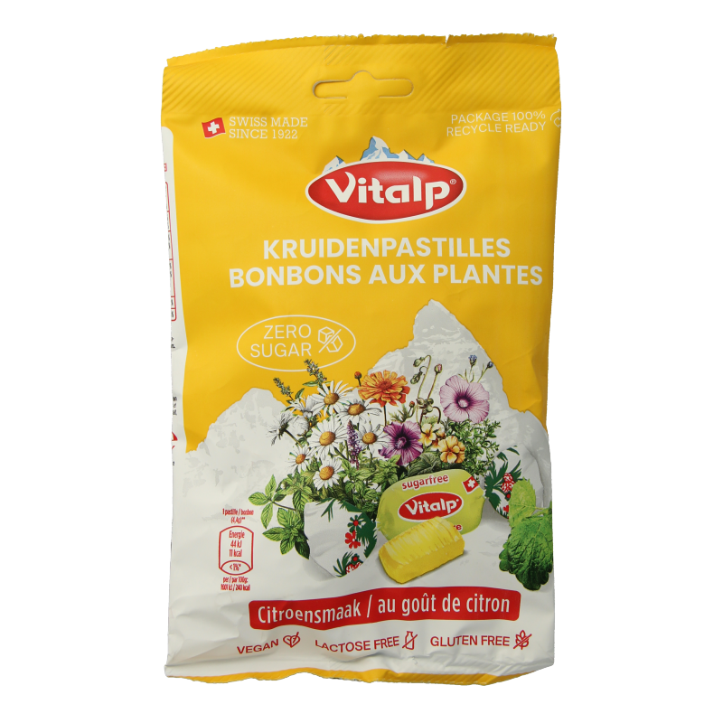 Vitalp Citroenmelisse suikervrij 75 Gram