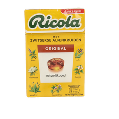 Ricola Original suikervrij doosje 50 Gram