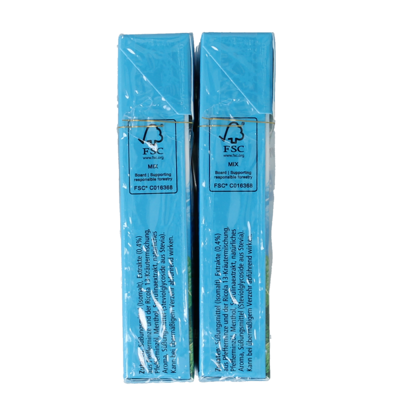 Ricola Fresh mint suikervrij duo pack 100 Gram