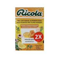 Ricola Honing citroen echinacea duo pack 100 Gram