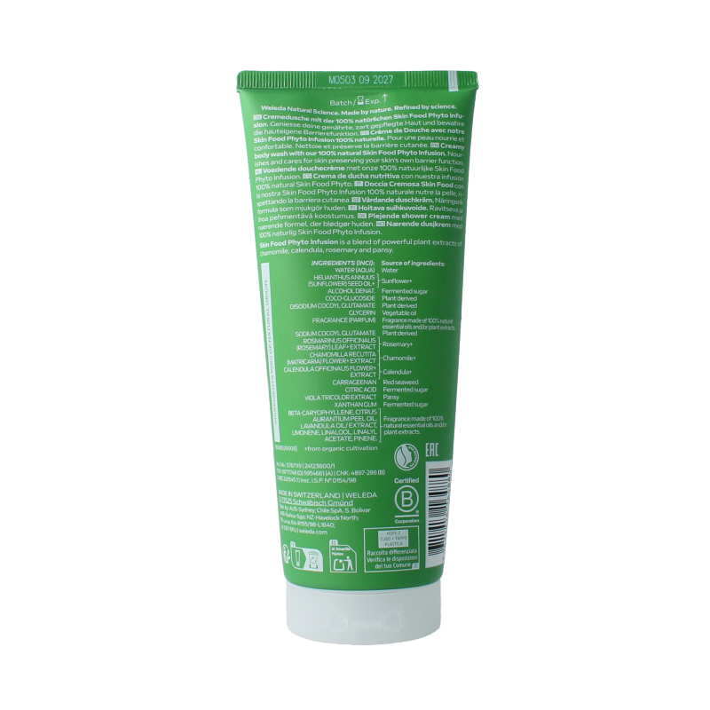 Weleda Skin food douchecreme bio 200 Milliliter