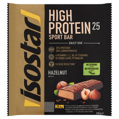 Isostar High protein 25 sport bars hazelnut 3 pack 105.00 Gram