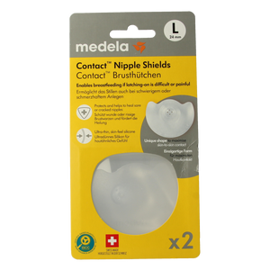 Medela Contact coppe per capezzoli misura L 1 paio