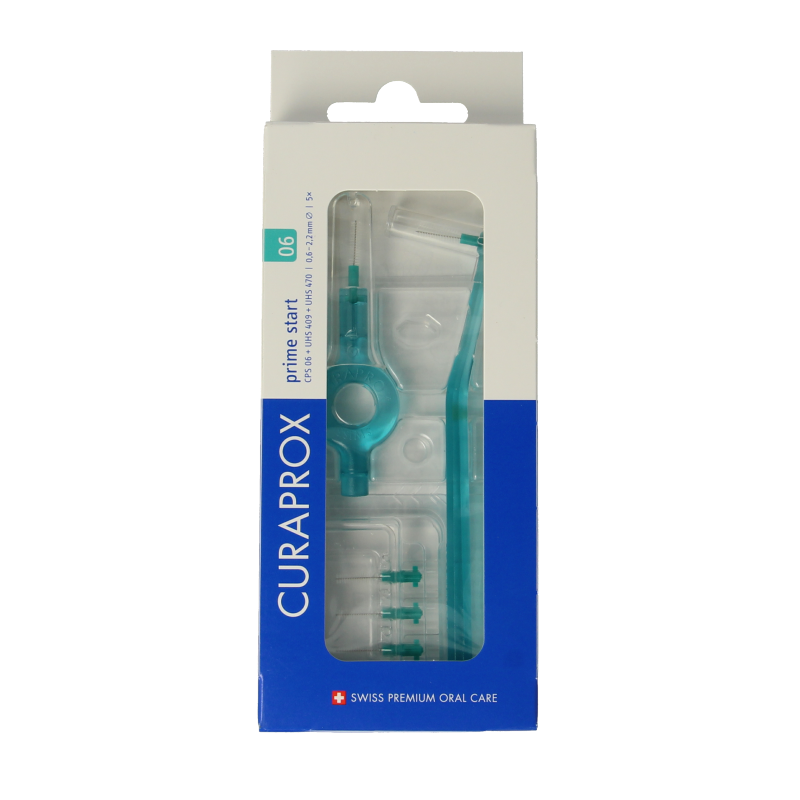 Curaprox CPS 06 prime start rager set turquoise 2.2 mm 1 Set