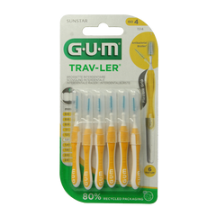 GUM Trav-ler rager 1.3 mm (geel) 6 Stuks