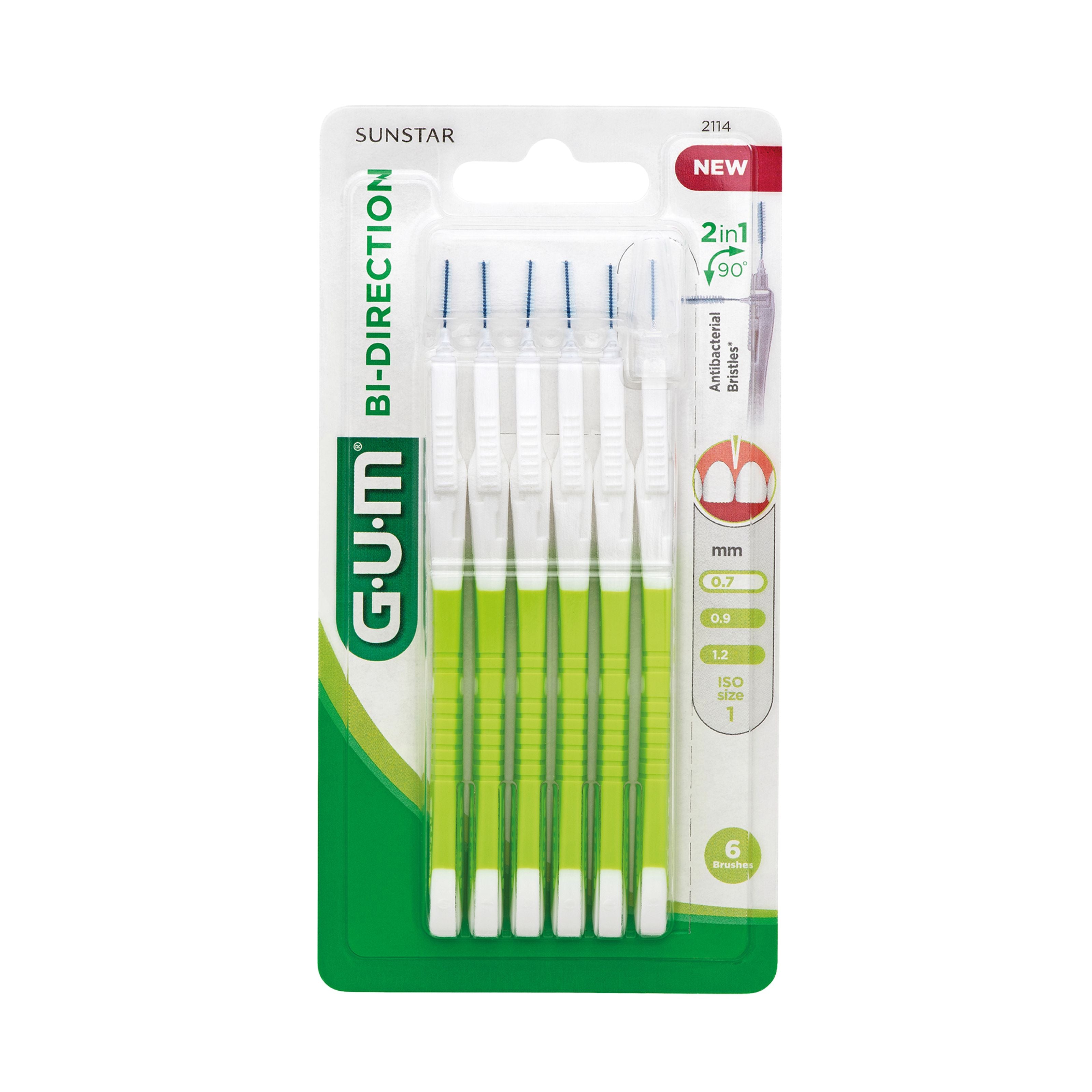 GUM Bi-direction 0.7mm  6 Stuks