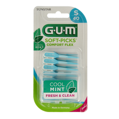 GUM Soft picks comfort flex mint small 40 Stuks